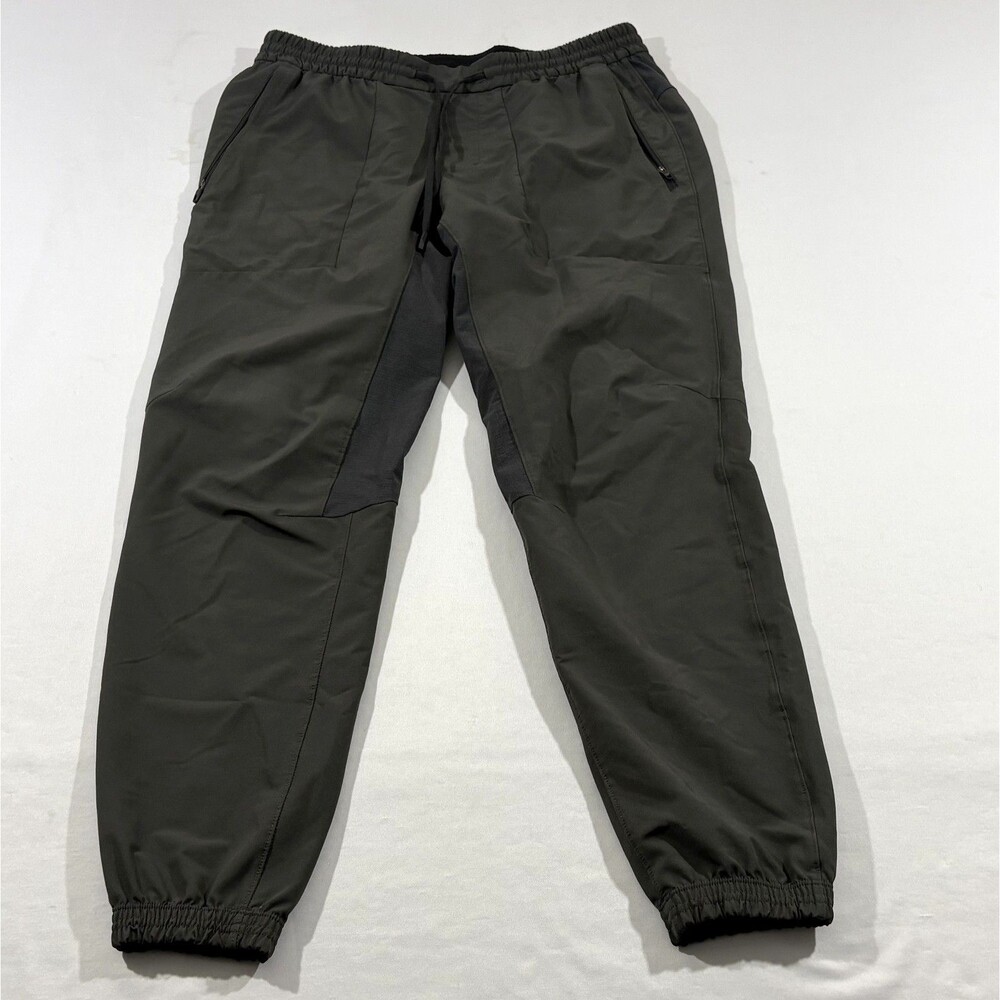 Lululemon Mens License To Train Jogger Sweatpants LM5AEGS Graphite Grey Gym Sz L